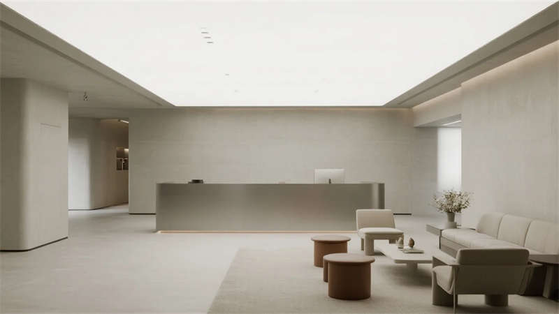 合肥辦公室展廳設(shè)計(jì)，科技與自然交融的極簡(jiǎn)美學(xué)