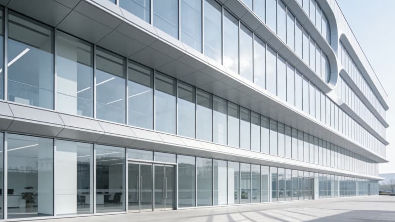 合肥4000平現(xiàn)代簡(jiǎn)約辦公室設(shè)計(jì)，辦公樓外觀大堂辦公區(qū)全案裝修效果圖